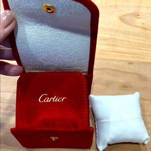 Cartier empty travel jewelry box